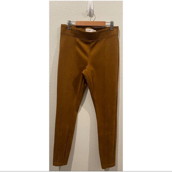 OLD NAVY Stevie Suede Brown Pants - Picture 1 of 3